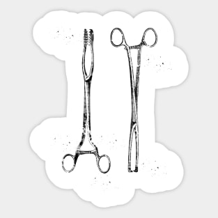 Surgical forceps Sticker